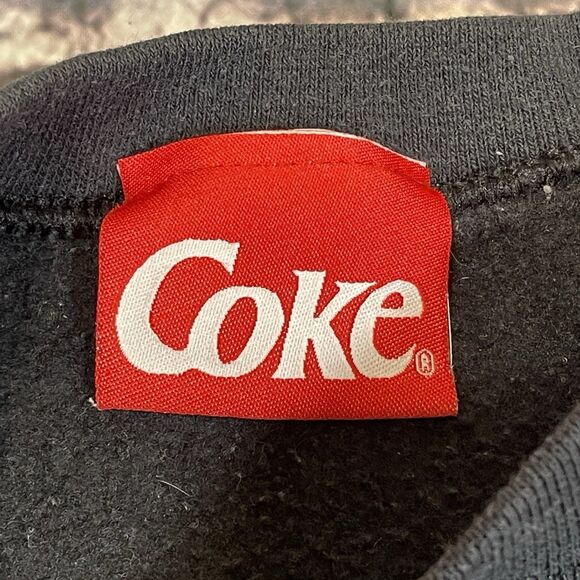 Vintage 1995 Coca Cola Coke Soda Polar Bear Crewneck Sweatshirt Sz L Retro USA - Picture 10 of 14